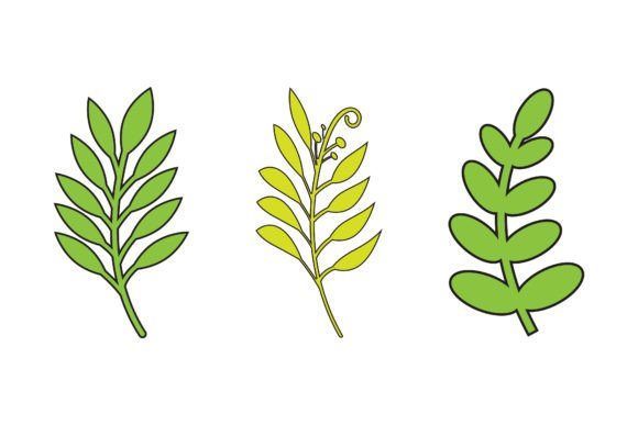 Download Green Leaves Botanical Logos - Green Collection