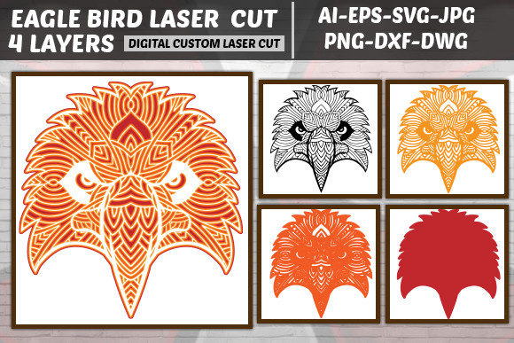 Download Multilayer Laser Cut Bird SVG - Premium Bundle