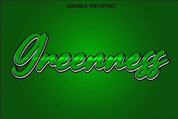Download Greenness Editable Text Effect - Green Collection