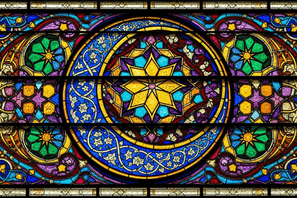Download A Stained Glass with Intricate Designs - Intricate designs Collection