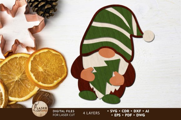 Download Christmas Gnome Decoration, Craft Files - Craft files Collection