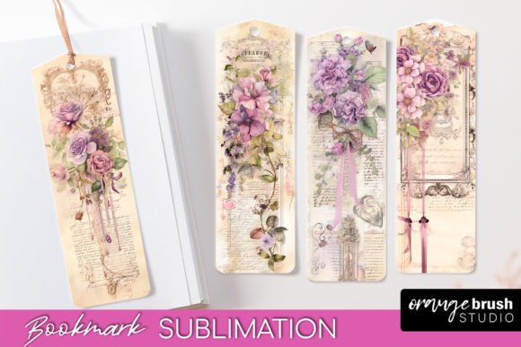 Download Vintage Scrapbook Bookmarks Sublimation - Scrapbook Collection